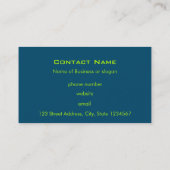 Retro Style Dj und Musiker Visitenkarte (Rückseite)