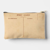 Retro Style Dog Travel Toilettenbeutel Zubehörtasche (Rückseite)