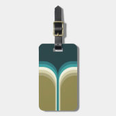 Retro style double arch decoration gepäckanhänger (Vorderseite vertikal)