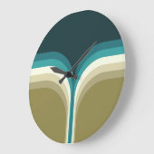 Retro style double arch decoration große wanduhr (Winkel)