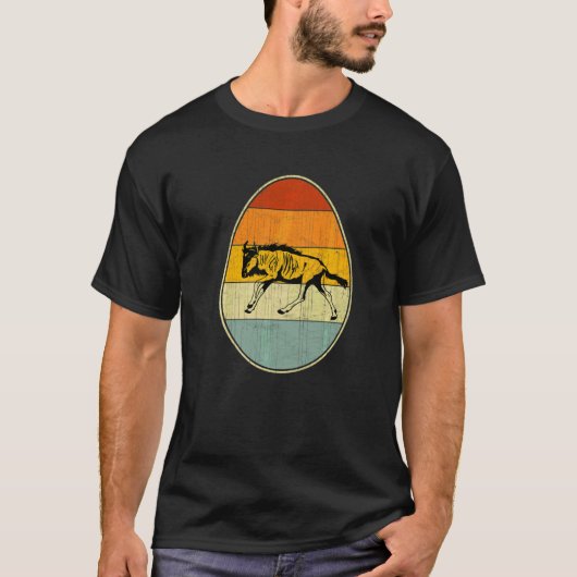 Retro Style Easter Egg Graphic Funny Easter Day Wi T-Shirt (Vorderseite)