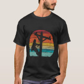 Retro Style Electric Cable Lineman T-Shirt (Vorderseite)