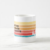 Retro Style English Bulldog Strip Dog Lover Kaffeetasse (Mittel)