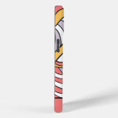 Retro-Style Floral Monogrammed Case-Mate iPhone Hülle (Rückseite / Rechts)