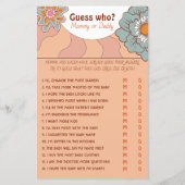 Retro Style Flover Baby Showspiel (Vorderseite)