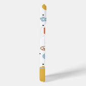 Retro-Style Flower Power Monogrammed Case-Mate iPhone Hülle (Rückseite / Rechts)