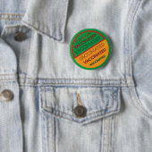 Retro Style geimpft (grüner Hintergrund) Button (Beispiel)