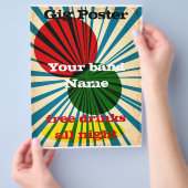 Retro Style Grunge Poster Flyer (Hand)