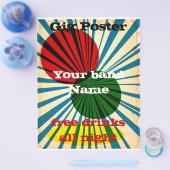 Retro Style Grunge Poster Flyer (Einzeln)