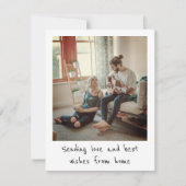 Retro Style Grußkarte Einladung (Vorderseite)