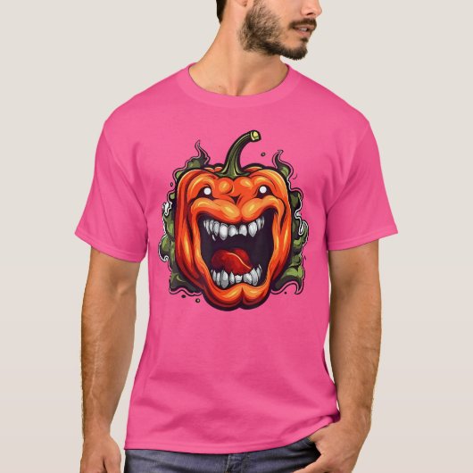 Retro Style Habanero Pepper T-Shirt (Vorderseite)