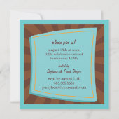 Retro Style Hot Dog Summer GRILLEN Party Einladung (Rückseite)