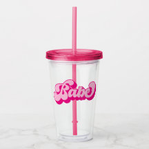 Retro Style Hot Pink Babe Junggeselinnen-Abschied