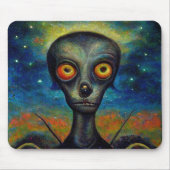 Retro Style Insectoid-Alien Mousepad (Vorne)