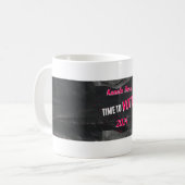 Retro Style Kamala Harris Kaffeetasse (Vorderseite Links)