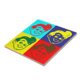 Retro-Style Keramik Tile Untersetzer (Seite)