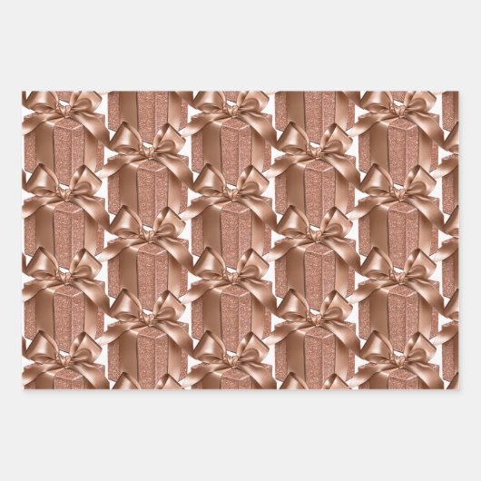 Retro Style Lady Geschenkpapier Set (Vorderseite 3)