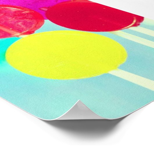 RETRO STYLE LOLLIPOP FOTOGRAPH POSTER (Ecke)