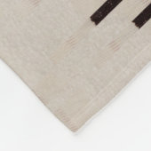 Retro Style Marokko | Traditionelle Kleidung Fleecedecke (Ecke)