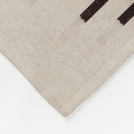 Retro Style Marokko | Traditionelle Kleidung Fleecedecke (Ecke)