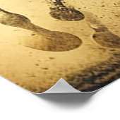 Retro Style Moody Horse Racing Jockey Poster (Ecke)