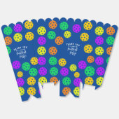 Retro Style Neon Blue Themed Pickleball Geburtstag Geschenkschachtel (Ungeklappt)