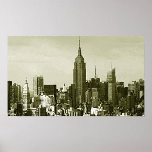 Retro Style New York City Poster (Vorne)