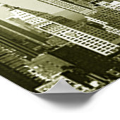 Retro Style New York City Poster (Ecke)