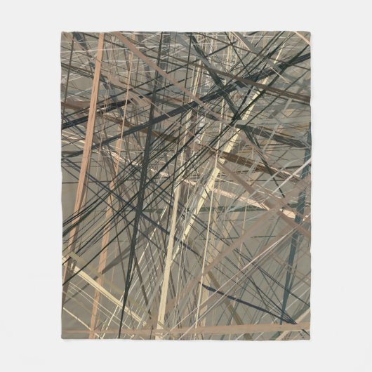 Retro style oil drawing. illustration. Texture pai Fleecedecke (Vorderseite)