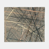 Retro style oil drawing. illustration. Texture pai Fleecedecke (Vorderseite (Horizontal))
