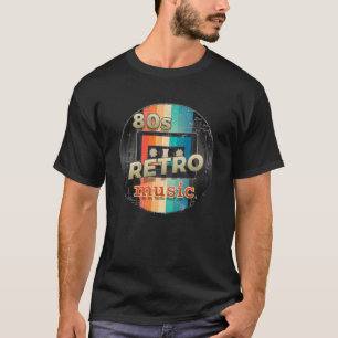 Retro Style Oldschool Vinyl Tape Cassette Vintag T-Shirt