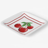 Retro Style Paper Teller für Red Cherries (Gewinkelt)