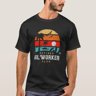 Retro Style Pension Gag Idee Entschlacktes Öl T-Shirt