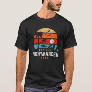 Retro Style Pension Gag Idee Ruhestand Fish War T-Shirt
