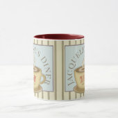 Retro Style Personalisiert Cafe Diner Tasse (Zentrum)