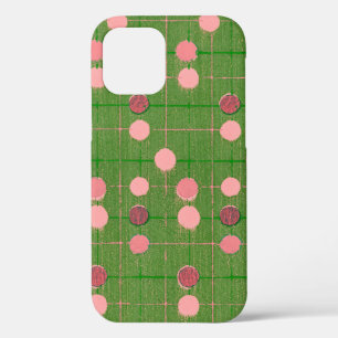 Retro Style Pink Polka Dot Karierter Fall Case-Mate iPhone Hülle