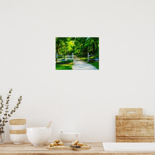 Retro Style Print, Value Poster Paper (Matte) (Küche)