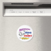 Retro Style Prostituierte für Obama oder Romney Ma Magnet (In Situ (Geschirrspüler))