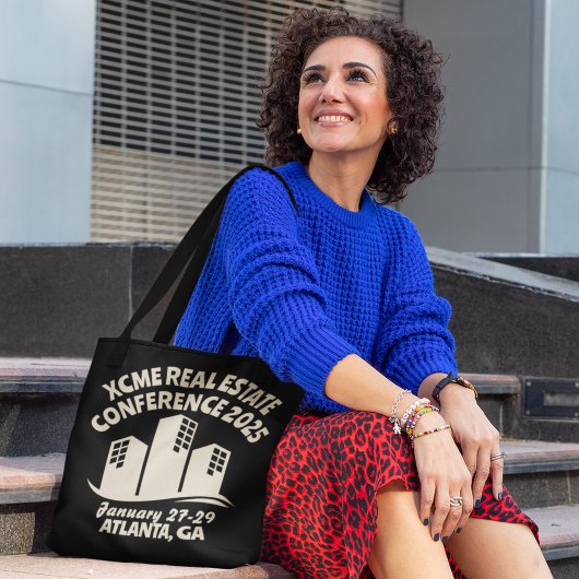 Retro-Style Real Anwesen Conference Tasche