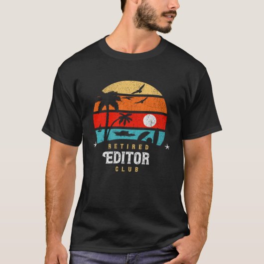 Retro Style Retirement Gag Idee - Nachwuchseditor T-Shirt (Vorderseite)