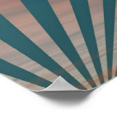 Retro Style Robot 4 Print Poster (Ecke)