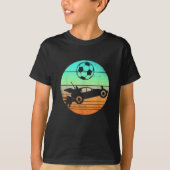 Retro Style Rocket RC Fußball Liga Gamer Geschenk T-Shirt (Vorderseite)
