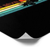 Retro Style Rocket Rc Soccer Car League Funny Game Poster (Ecke)