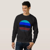 Retro Style Rowing Funny Rower Bootteam Geschenk i Sweatshirt (Vorne ganz)