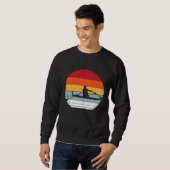 Retro Style Rowing Funny Rower Bootteam Geschenk i Sweatshirt (Vorne ganz)