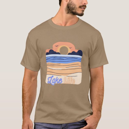 Retro-Style Seeleben T-Shirt (Vorderseite)