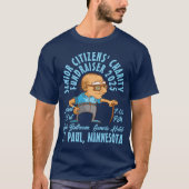 Retro-Style-Senior-Wohltätigkeit T-Shirt (Vorderseite)