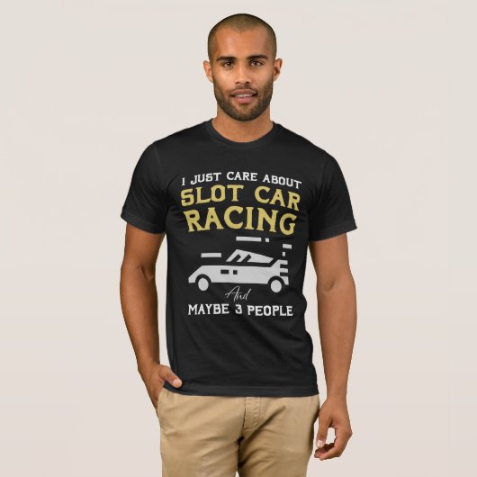 Retro Style Slot Car Racing für sie oder ihn T-Shirt (Vorne ganz)