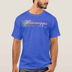 Retro Style Staat von Mississippi T-Shirt