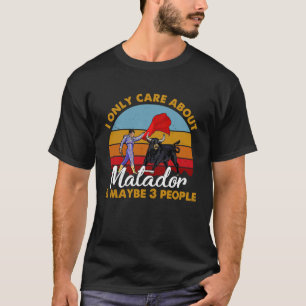 Retro Style Sunset Matador Bullfighter T-Shirt